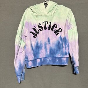 Justice Pastel Tie-Dye Hoodie